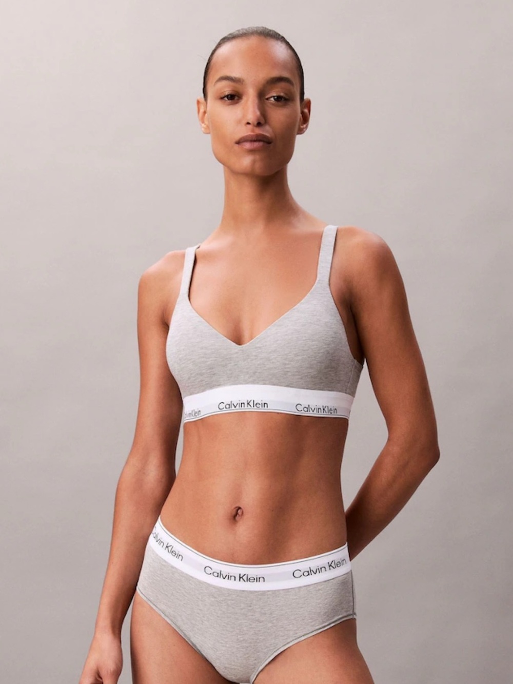 Heather Grey Calvin Klein Sports bra size Small